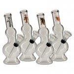 pipes cannabis Voodoo Design Double Bubble Glass Mini Bong
