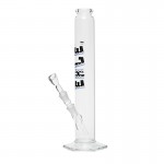 EHLE. Glass - Mexico Straight Cylinder Bong 1000ml - 18.8mm - Acapulco Logo - END OF LINE OVERSTOCK PRICE