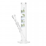 pipes cannabis EHLE. Glass - Mexico Straight Cylinder Bong 250ml - 14.5mm - Cenote Logo