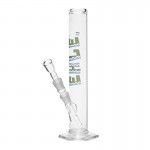 pipes cannabis EHLE. Glass - Mexico Straight Cylinder Bong 500ml - 18.8mm - Cenote Logo