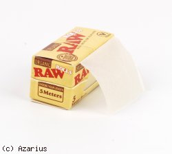 Papiers à Rouler cannabis Papier à rouler sur rouleur RAW 