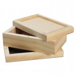 Wooden Pollen Sifter Kief Box | 3-part