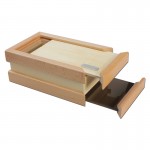 Black Leaf - Wooden Pollen Sifter Kief Box - Large