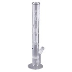 Weed Star - Triple Perc Stemless Ice Bong with Disc Perc - UFO Perc - Cup Perc