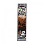 Papiers à Rouler cannabis Blunt Wrap Double Platinum 2x - Chocolate Flavored Cigar Wraps - Single Pack