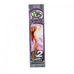 Papiers à Rouler cannabis Blunt Wrap Double Platinum 2x - Purple Flavored Cigar Wraps - Single Pack
