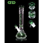 pipes cannabis Grace Glass - Beaker Base 7mm Glass Ice Bong - 40cm - Green