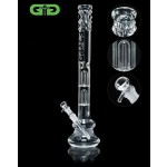 pipes cannabis Grace Glass - Double Dome Perc Beaker Base 7mm Glass Ice Bong