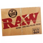 Papiers à Rouler cannabis RAW Natural Regular Size Extra-Wide Rolling Papers - Box of 24 Packs
