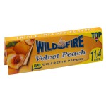 Papiers à Rouler cannabis Top Wildfire - Velvet Peach Regular Size Rolling Papers - Single Pack