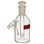 SYN Glass Pill Bottle Ash Catcher with Downstem - 14.5mm - 45 Degree - Red Label