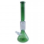 pipes cannabis Beaker Base 5-arm Perc Glass Ice Bong with One-Hitter Bowl Downstem - Green