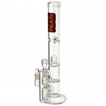 pipes cannabis SYN Glass - Number 99 Disc Perc Tube - Red Label