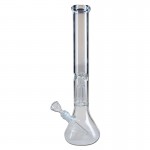pipes cannabis Beaker Base 3-arm Perc 5mm Glass Ice Bong