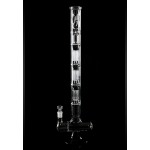 Weed Star - Big Black Perc Stemless Inline Perc Bong - Triple 8-arm Percs