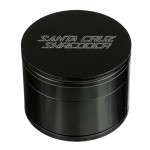 Santa Cruz Shredder - Jumbo Aluminum Herb Grinder - 4-part - Matte Black