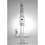 pipes cannabis Pulse Glass - Double Showerhead Inline Perc Bong