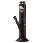 Schwarz Art Black Glass Straight Cylinder Bong