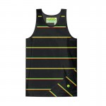 SeedleSs Clothing - Rasta Stripe Tank Top - Black