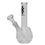 Amsterdam Rasta Triple-X Bubble Base Glass Mini Tube