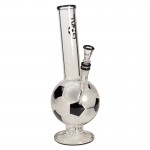 Black Leaf - Goal - Soccer Ball Bubble Base Glass Bong