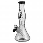pipes cannabis Blaze Glass - Jet Flash Mini Beaker Base Glass Tube - Black