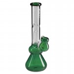 Black Leaf - 3-arm Perc Tube with Ash Catcher - Green