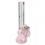 Black Leaf 3-arm Perc Bong with Ash Catcher | Pink