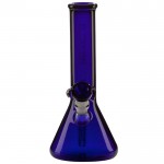 Pure Glass Classic 5012 Beaker Base Bong - 12 Inch - 50mm - Blue