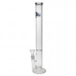 pipes cannabis Black Leaf - Whirlwind Stemless Turbine Perc Glass Tube - 55cm