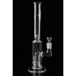 pipes cannabis Weed Star - Checker Fixed Perc Glass Straight Tube