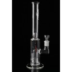 Weed Star - Checker Fixed Perc Glass Straight Bong