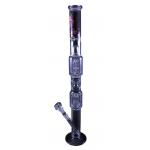 BioHazard 5mm - double Tree - 4 arm Percolator Reducer Bong