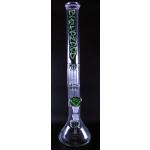 BioHazard - 7mm Double Tree - 5 arm Percolator Bong