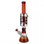 pipes cannabis Blaze Glass - Complete Mix and Match Kit - Liquid Cooling Spiral Tube - Amber