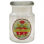 Spark 420 Glass Stash Jar - 6oz - Cherry Bomb