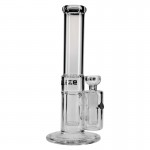 pipes cannabis Blaze Glass - Dave Potter Double-Chamber Pot Perc Glass Bong