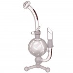 Defstar Glass - Mini Defstar Blasted Vapor Bubbler - Red Label