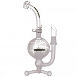 Defstar Glass - Mini Defstar Blasted Vapor Bubbler - Green Label