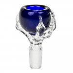Claw Slide Bowl Clear and Colored Glass