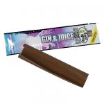 Blunt Wrap Double Platinum 2x - Gin and Juice Flavored Cigar Wraps - Box of 25 Packs