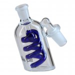 Black Leaf - Double Spiral Leaning Precooler With Adapter - Blue