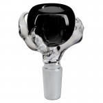 Claw Slide Bowl - Clear and Colored Glass - Choice of 5 colors