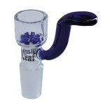 Glass Slide Bowl with Built-In Blue Glass Disc Screen