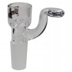 Black Leaf - Clear Glass Slide Bowl with Built-In Glass Disc Screen