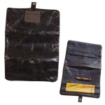 Original Kavatza Roll Pouch - Havana - Antique Brown Leather - Large
